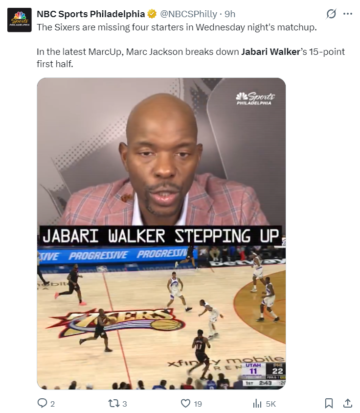 C7电子-乔治替身是他？72万锋线背靠背轰42+17 赛场舞蹈引爆费城球馆